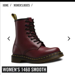 Cherry Red 1460 Dr. Marten Boots